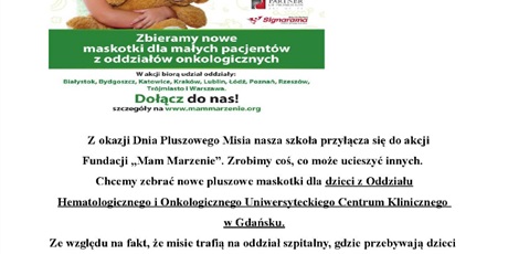 Akcja: DZIEŃ PLUSZOWEGO MISIA (do 20 listopada)