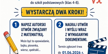 Konkurs matematyczno - teatralny pt. „MatDrama” 2026