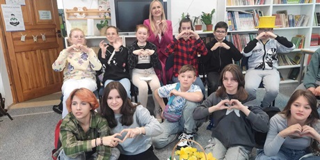 Połączenie online z uczniami z Liceum Pawlińskiego w Ukrainie